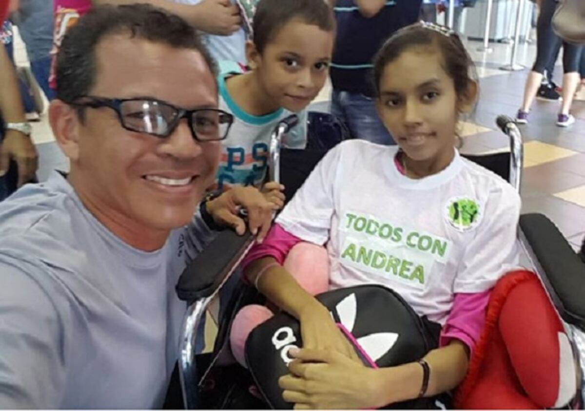 La jovencita Andrea requerirá de una segunda cirugía, pero todo va bien