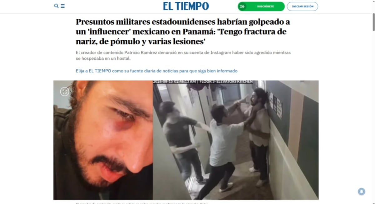Golpiza a influencer mexicano en Panamá no se apaga: medios internacionales retoman el caso y Comando Sur investiga