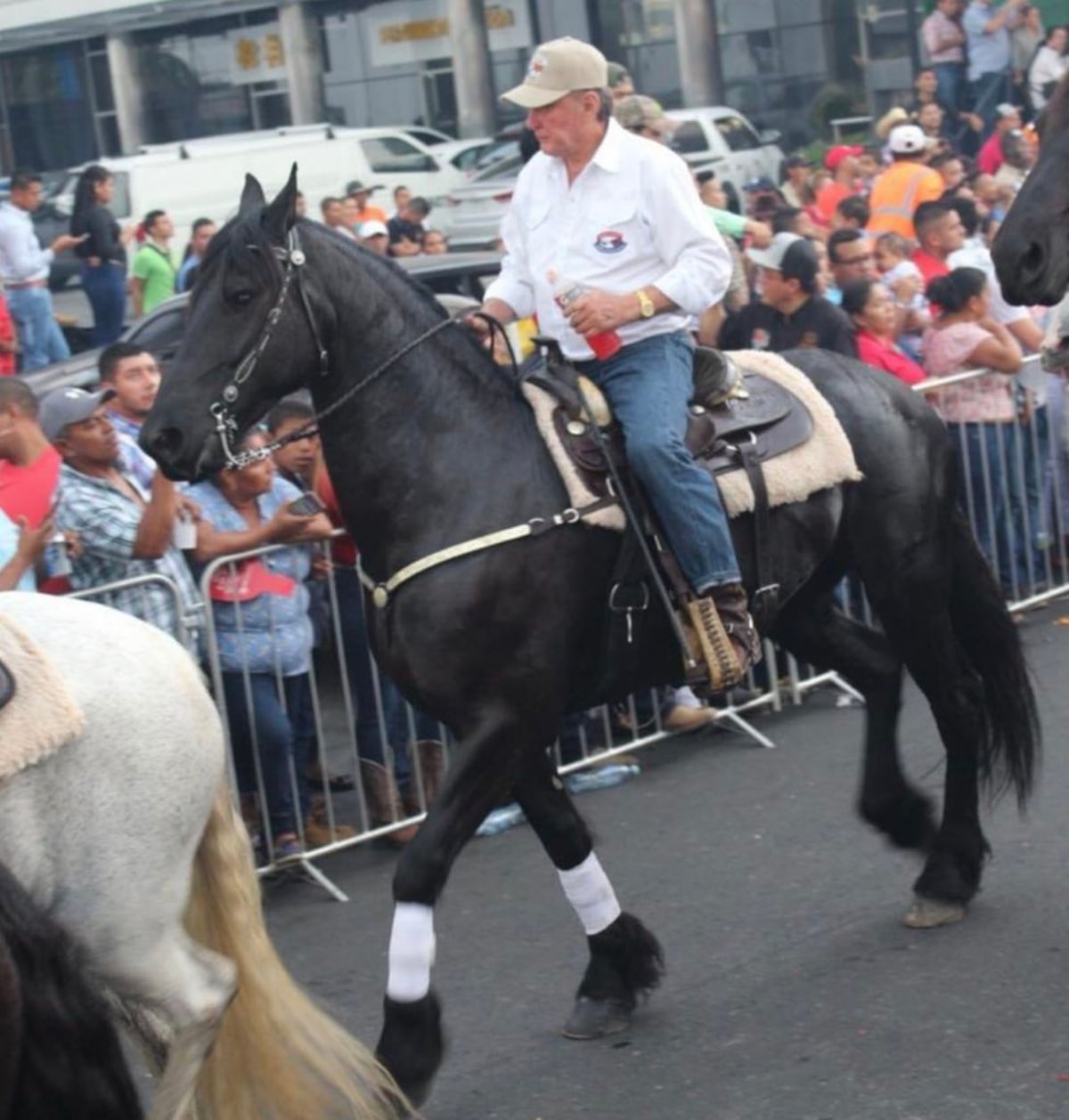 Papá de diputada Athanasiadis le metió su puñete a diputado Benicio Robinson
