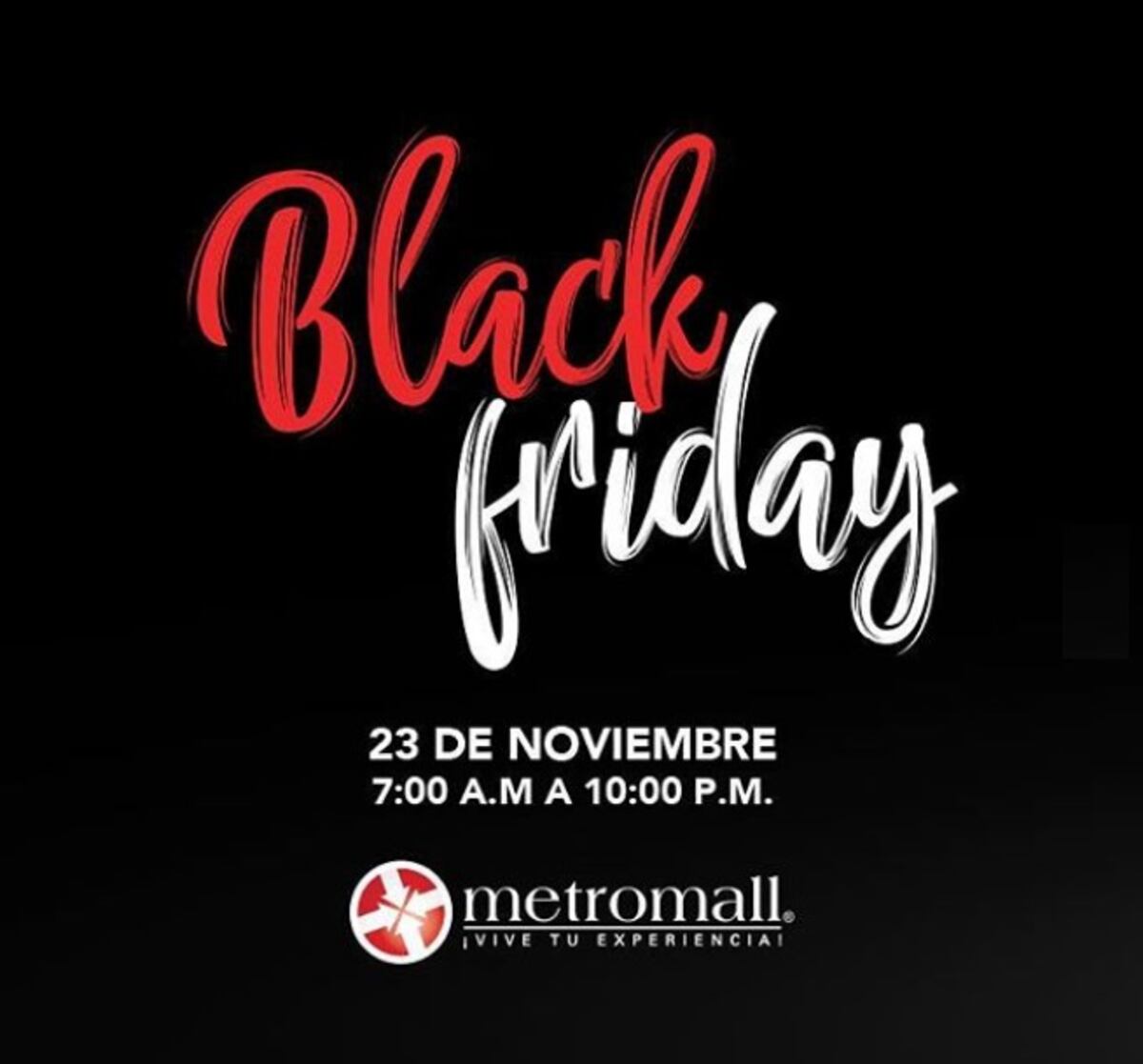 Chequee el horario de los 'mall' en este segundo 'Black Friday' de gangas
