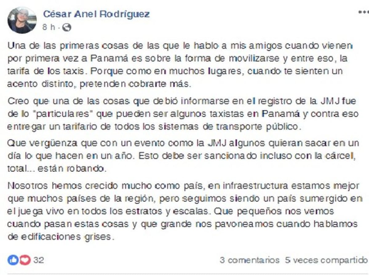 Sancionarán taxistas que cobren de más a peregrinos.Unos piden paguen con cárcel
