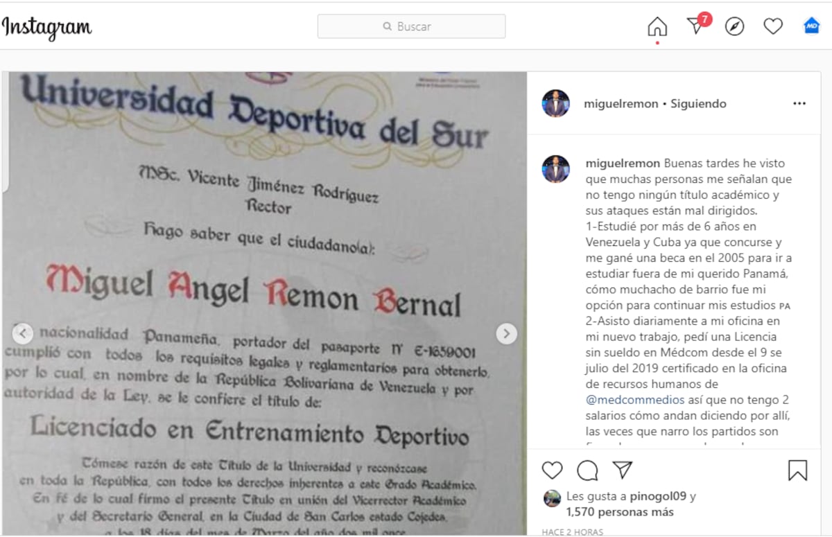 Se arma la turba polaca. Miguel Ángel Remón le responde a los periodistas críticos
