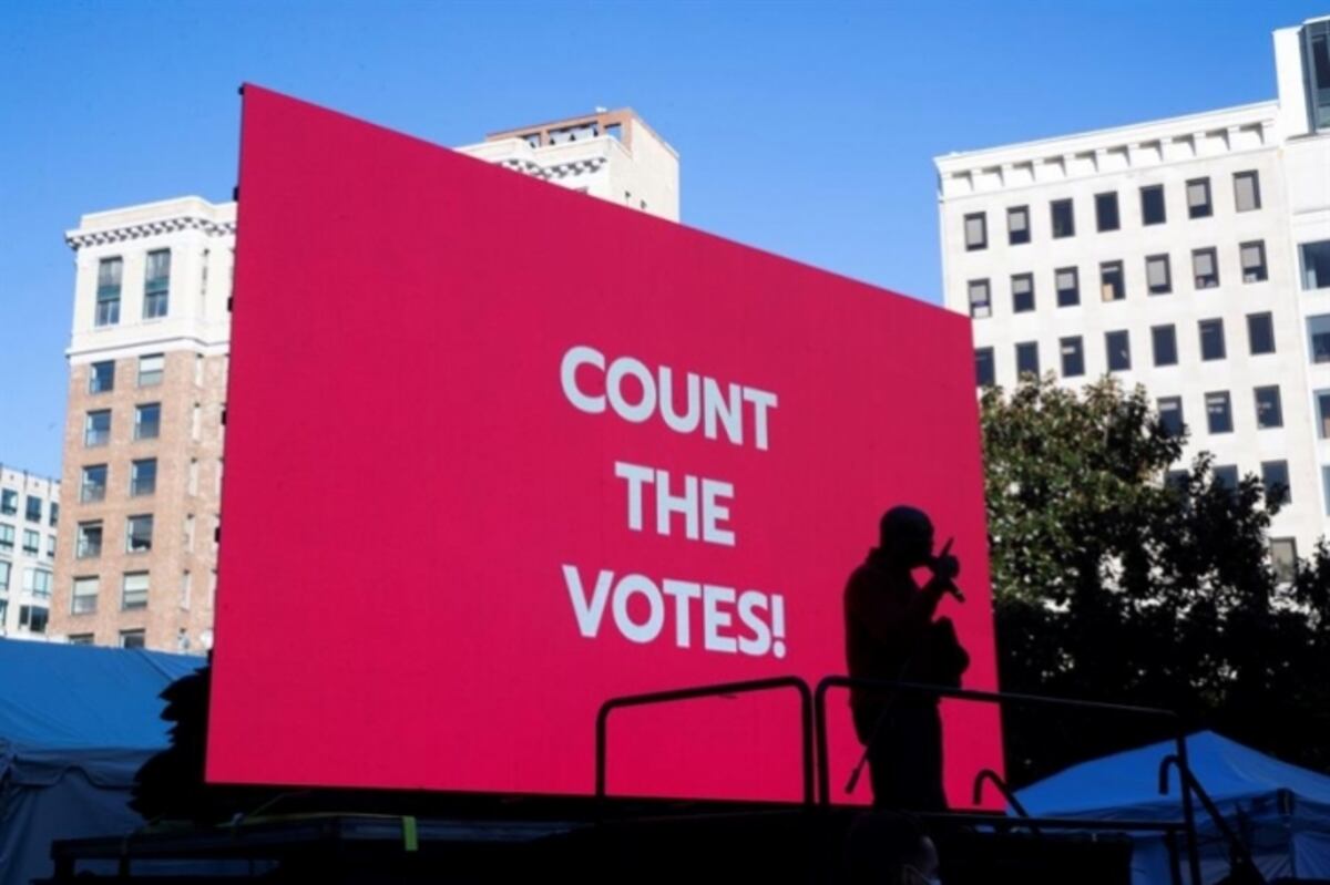 Las calles en EEUU vigilantes del resultado electoral