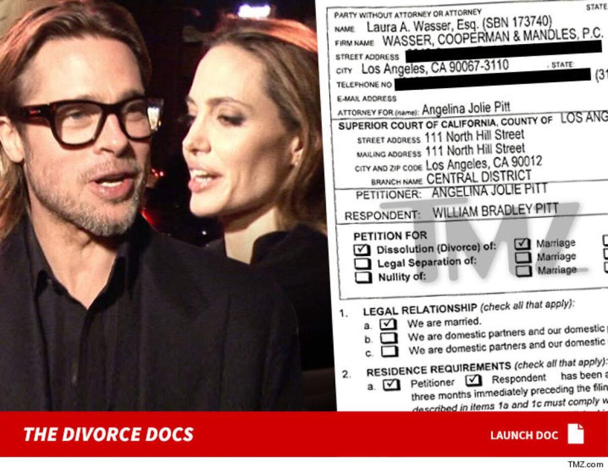 Angelina Jolie retrasa su divorcio de Brad Pitt por no querer ceder  la custodia
