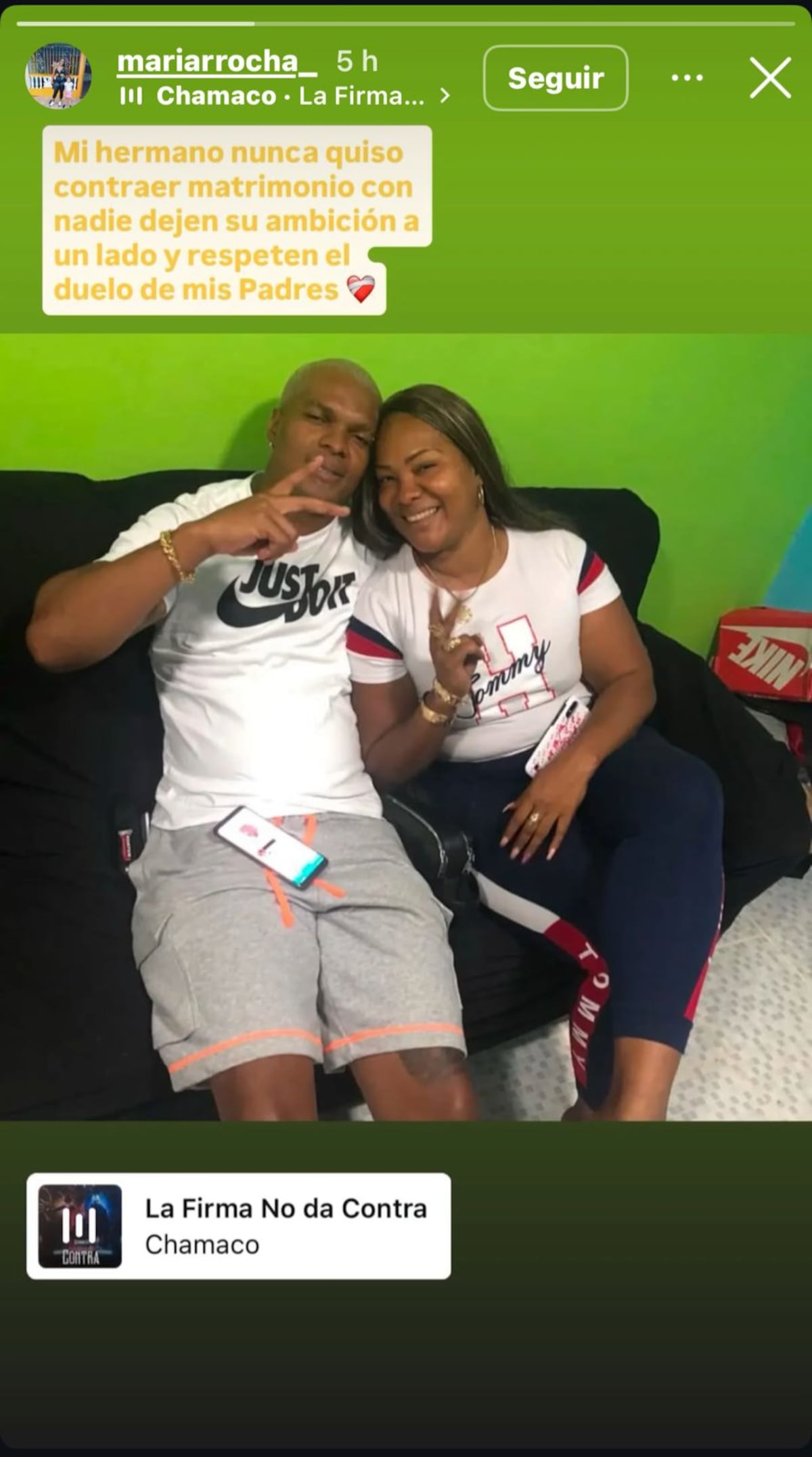 Chamaco no dejó ni anillo ni promesa: su hermana estalla en redes