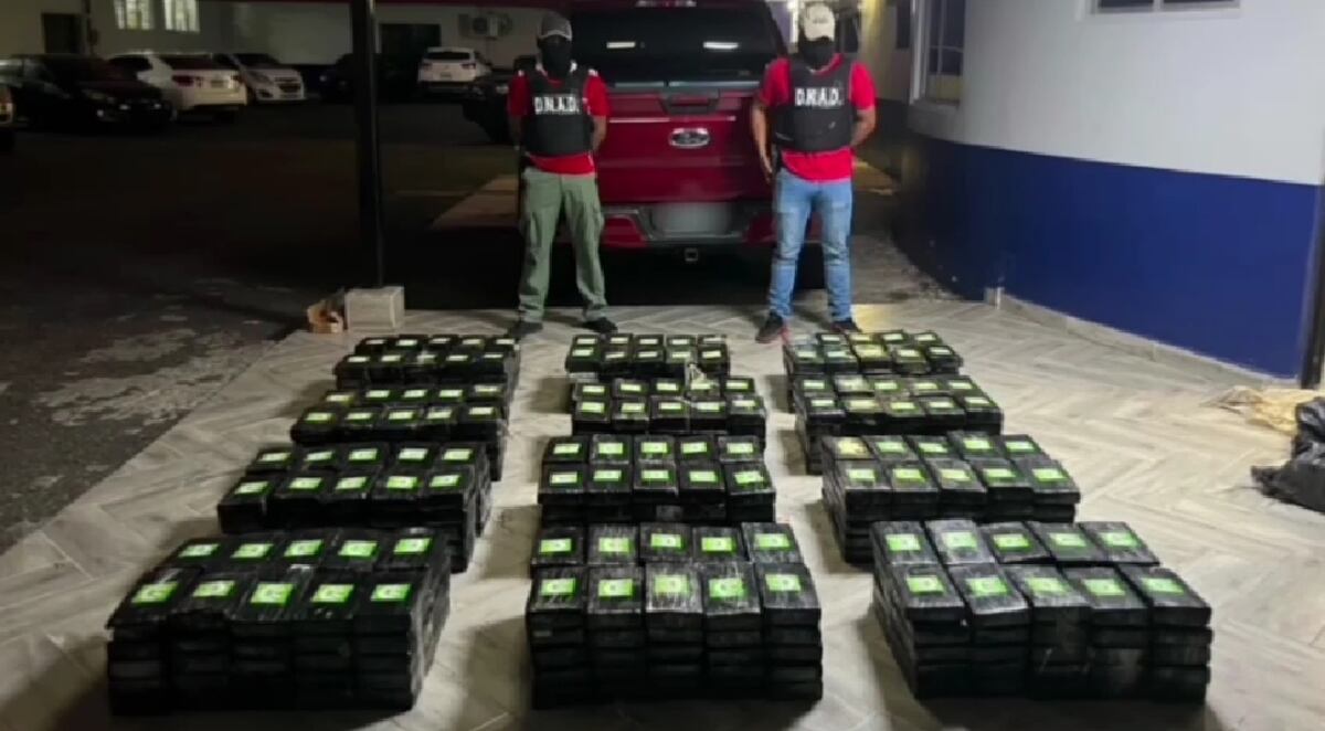 Decomisan unos 600 paquetes de droga en Colón