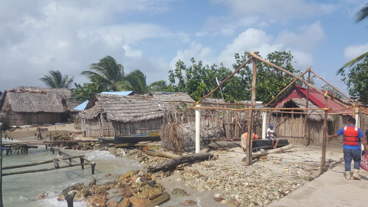 Reubicarán a familias afectadas en Guna Yala por los oleajes y el aumento en los niveles del mar
