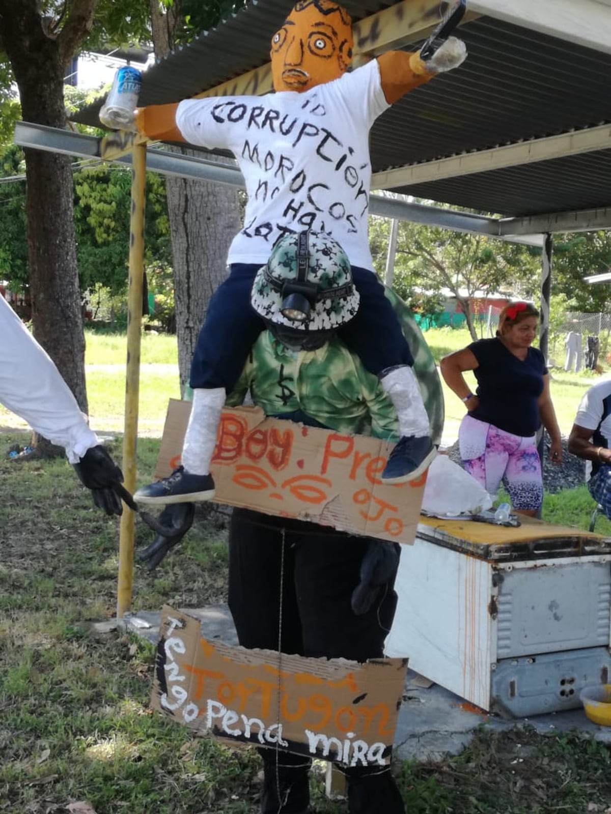 Pondrán a arder a Rosa Montezuma.Martinelli el más buscado