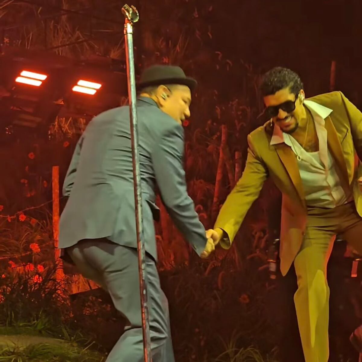 Rubén Blades aparece de sorpresa en la residencia Bad Bunny en Puerto Rico 