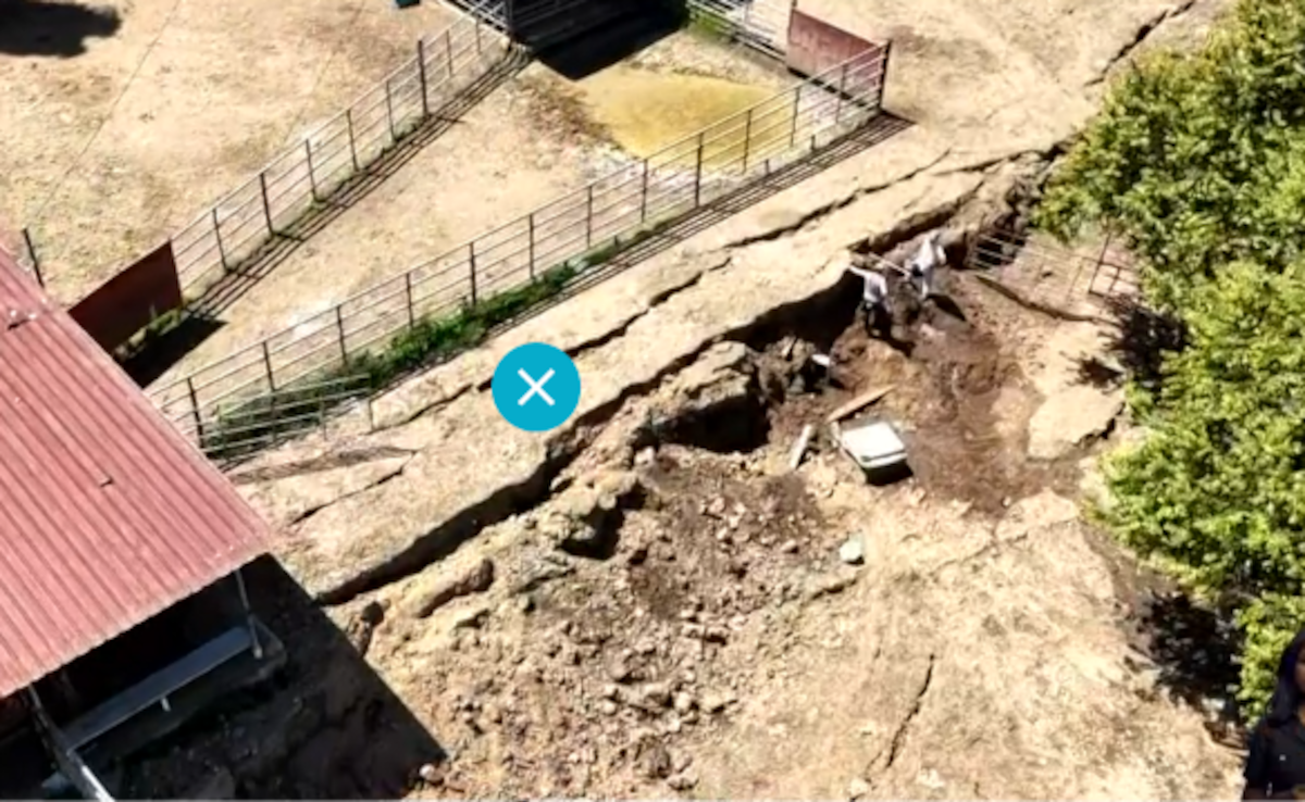 Terremoto en Panamá: el terreno de Alfredo Escudero se hundió hasta tres metros y hay hectáreas inundadas