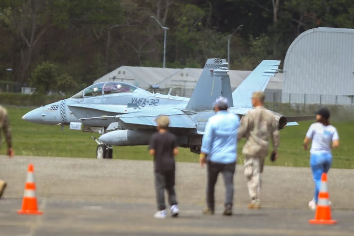 ¡Súper show aéreo! Los F-18 rugieron en el cielo de Panamá y dejaron a todos boquiabiertos