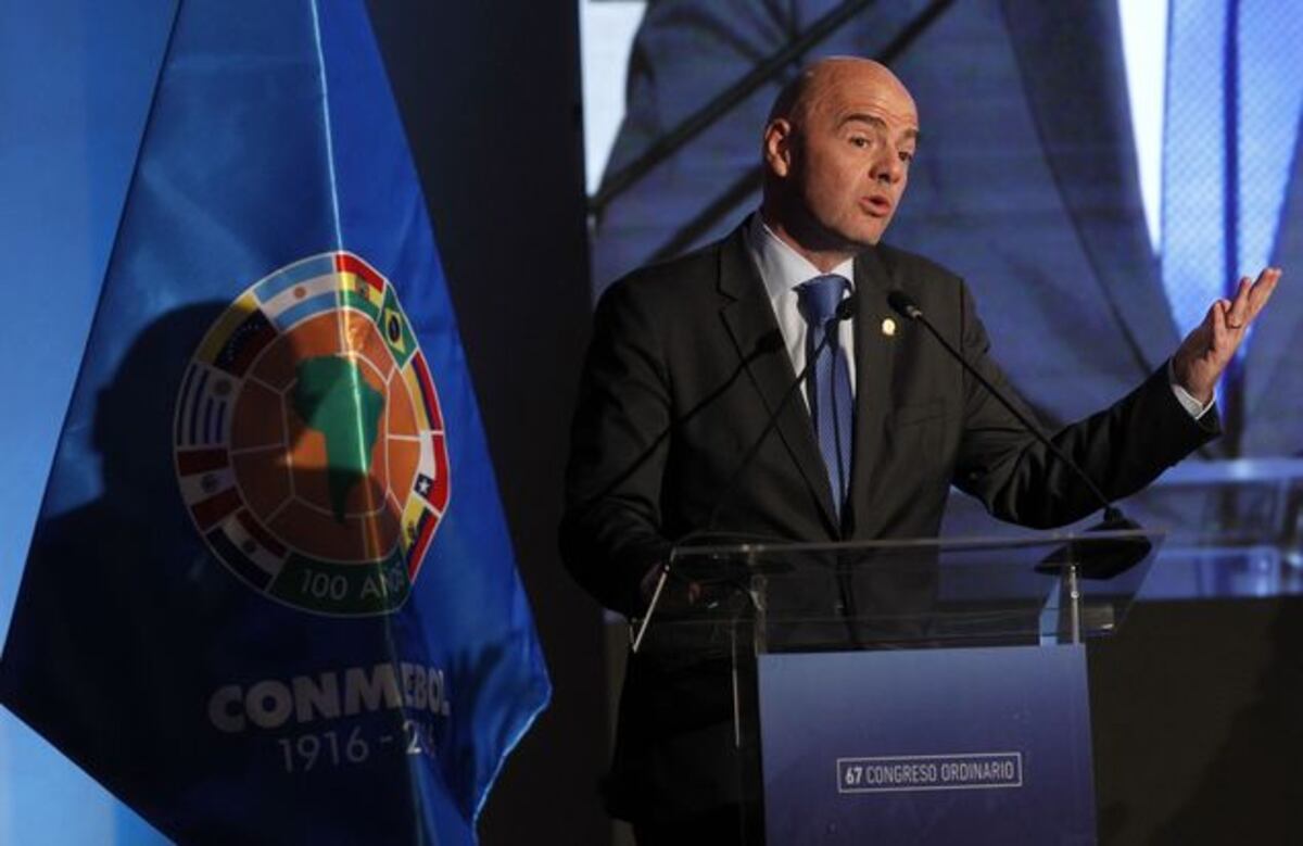 Toda la Conmebol sigue cuadrada con Infantino