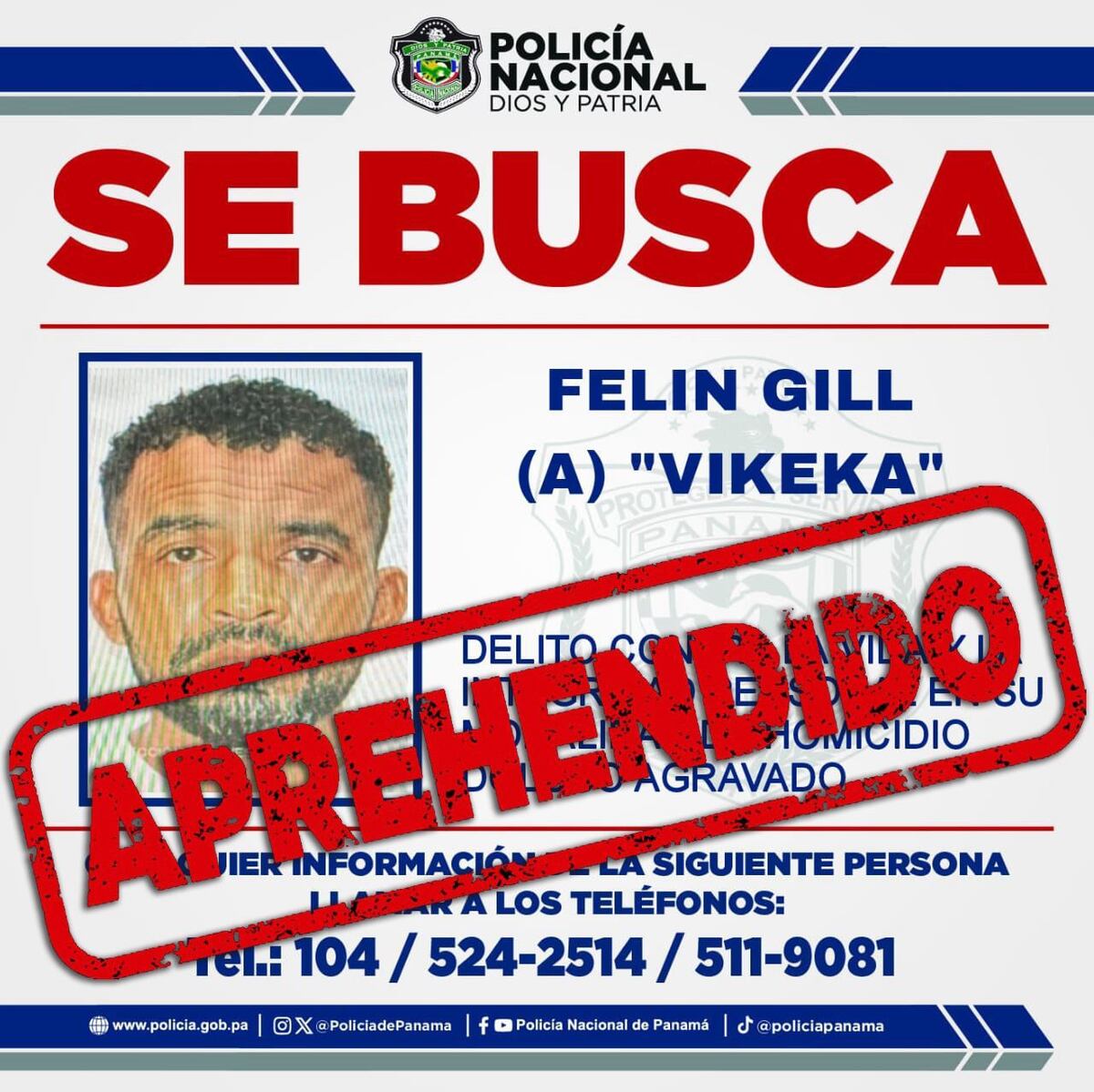 Cayó Vikeka: Lo buscaban por homicidio y tentativa