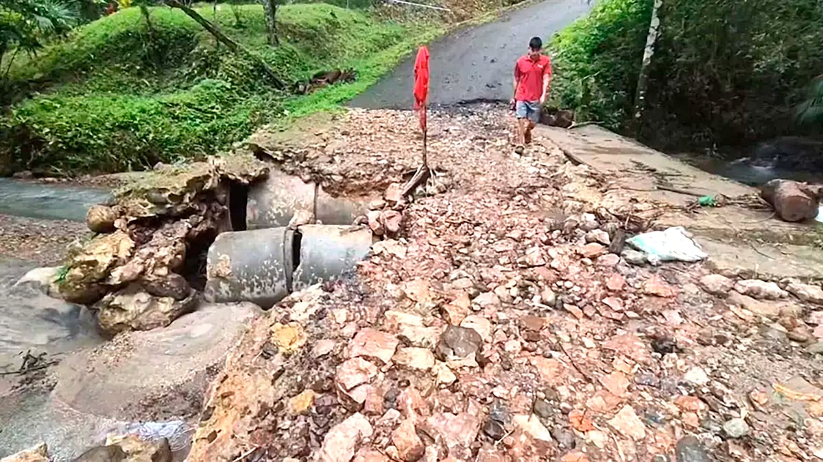 Vecinos de Pajonal exigen puente urgente por el deterioro del paso sobre la quebrada El Salado