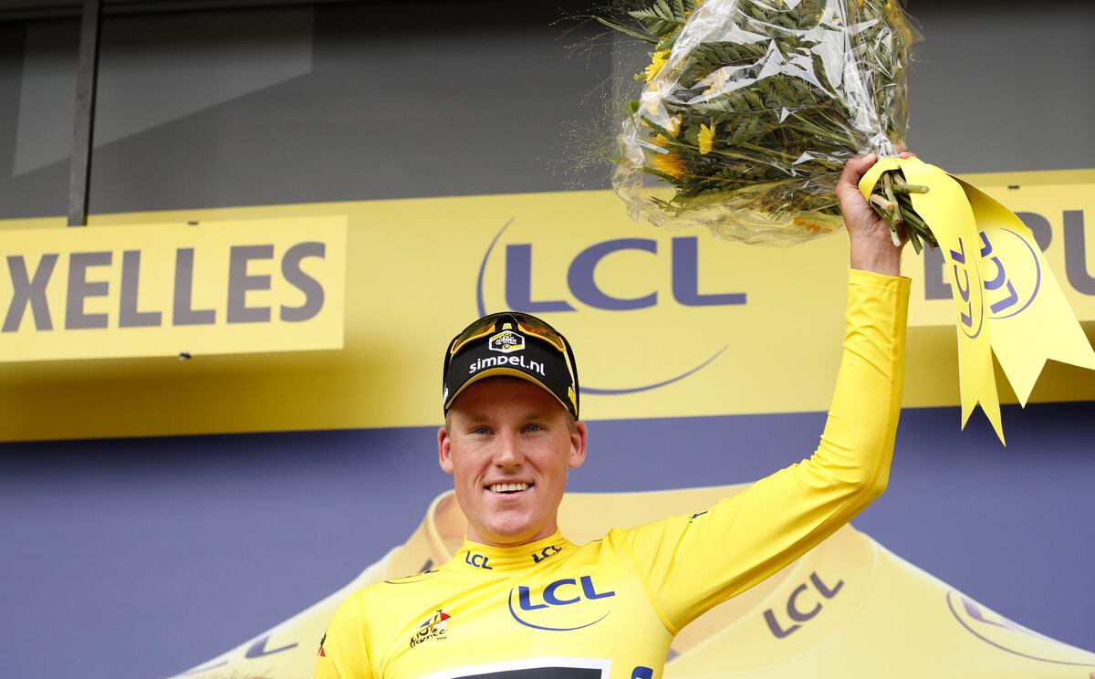 Teunissen derrota a Sagan en la raya y es primer líder del Tour de Francia