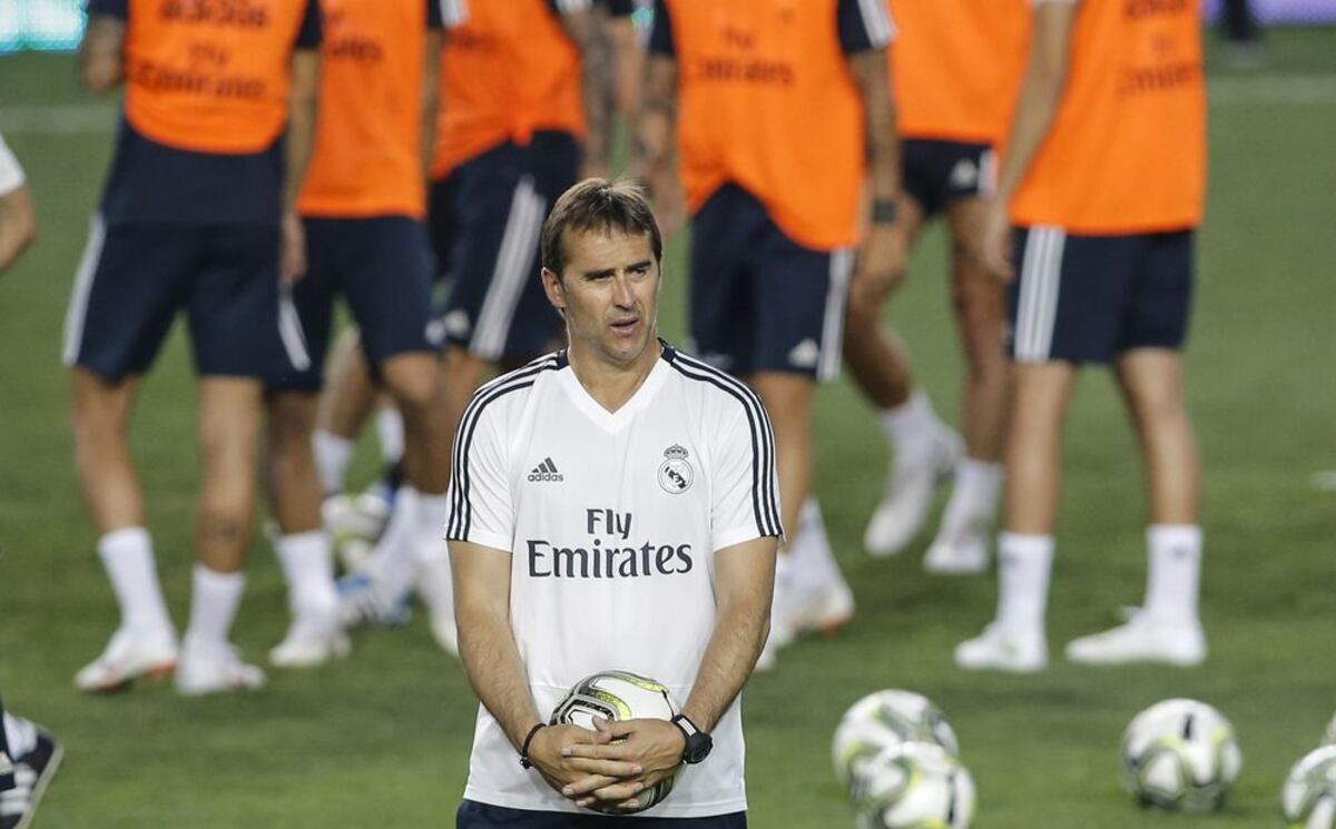 El extraño acto de Lopetegui en el entrenamiento del Real Madrid