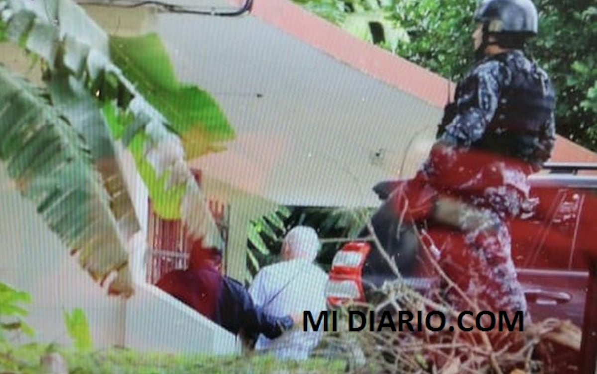 Martinelli fue dado de alta,regresó a prisión y ya no saludaba a las cámaras