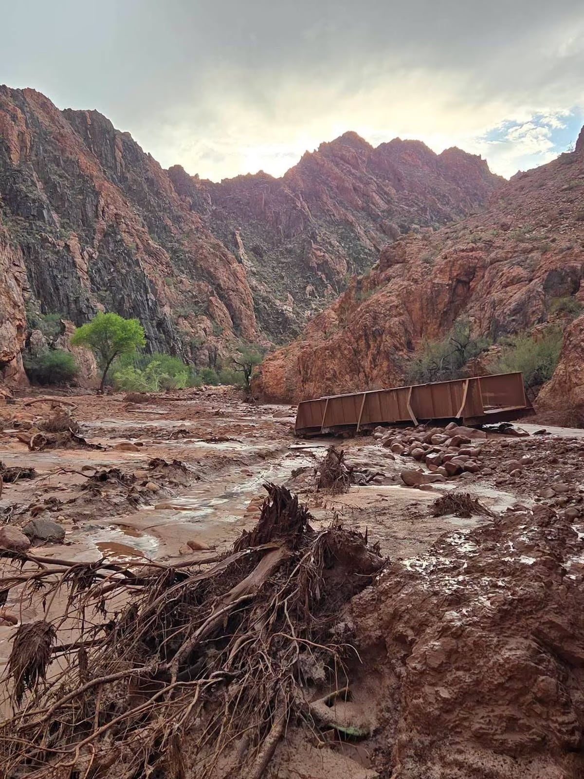 Gran Cañón bajo emergencia tras inundación mortal que arrasó puentes y senderos