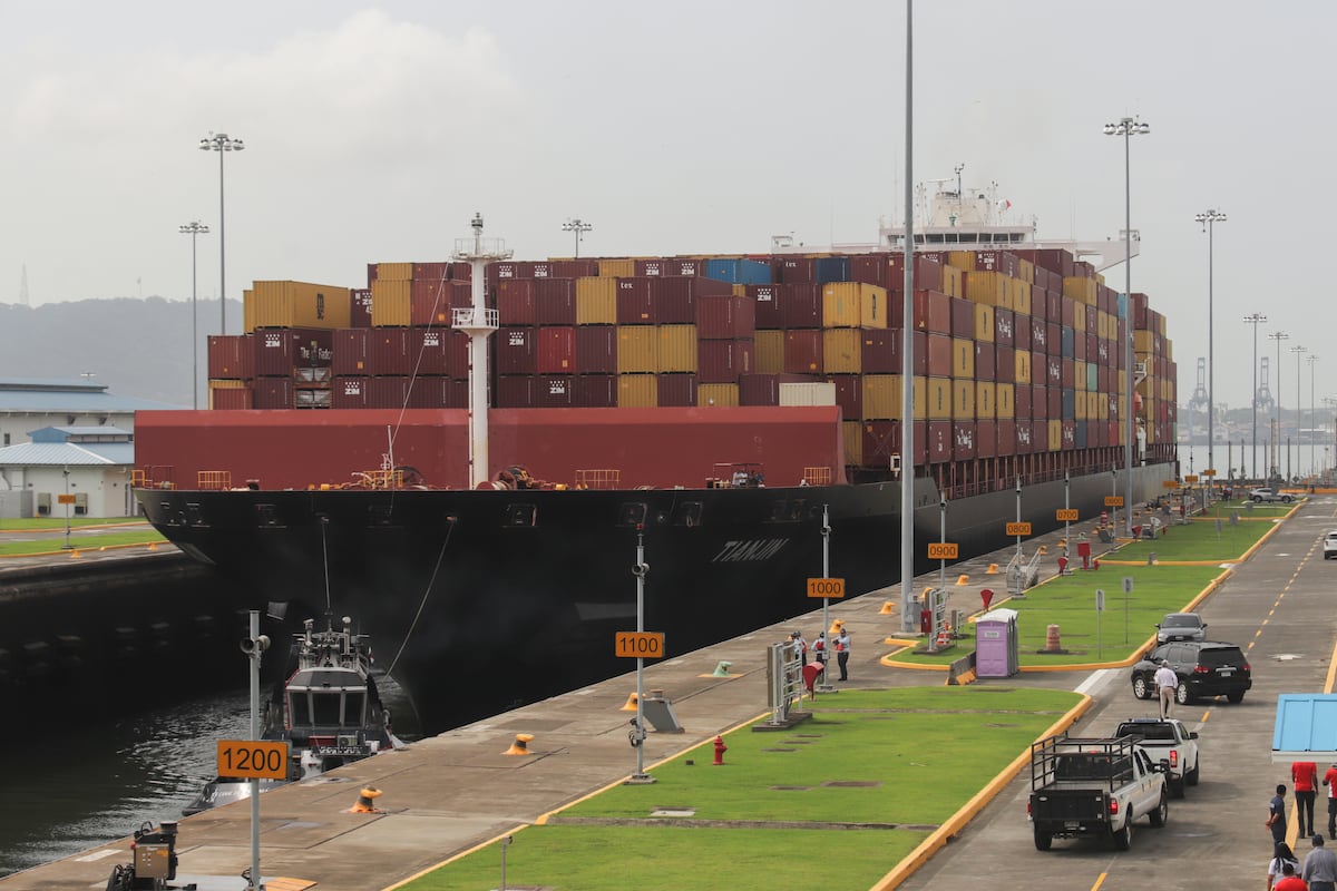 Canal de Panamá da más calado a los Neopanamax tras mejora de las condiciones hídricas
