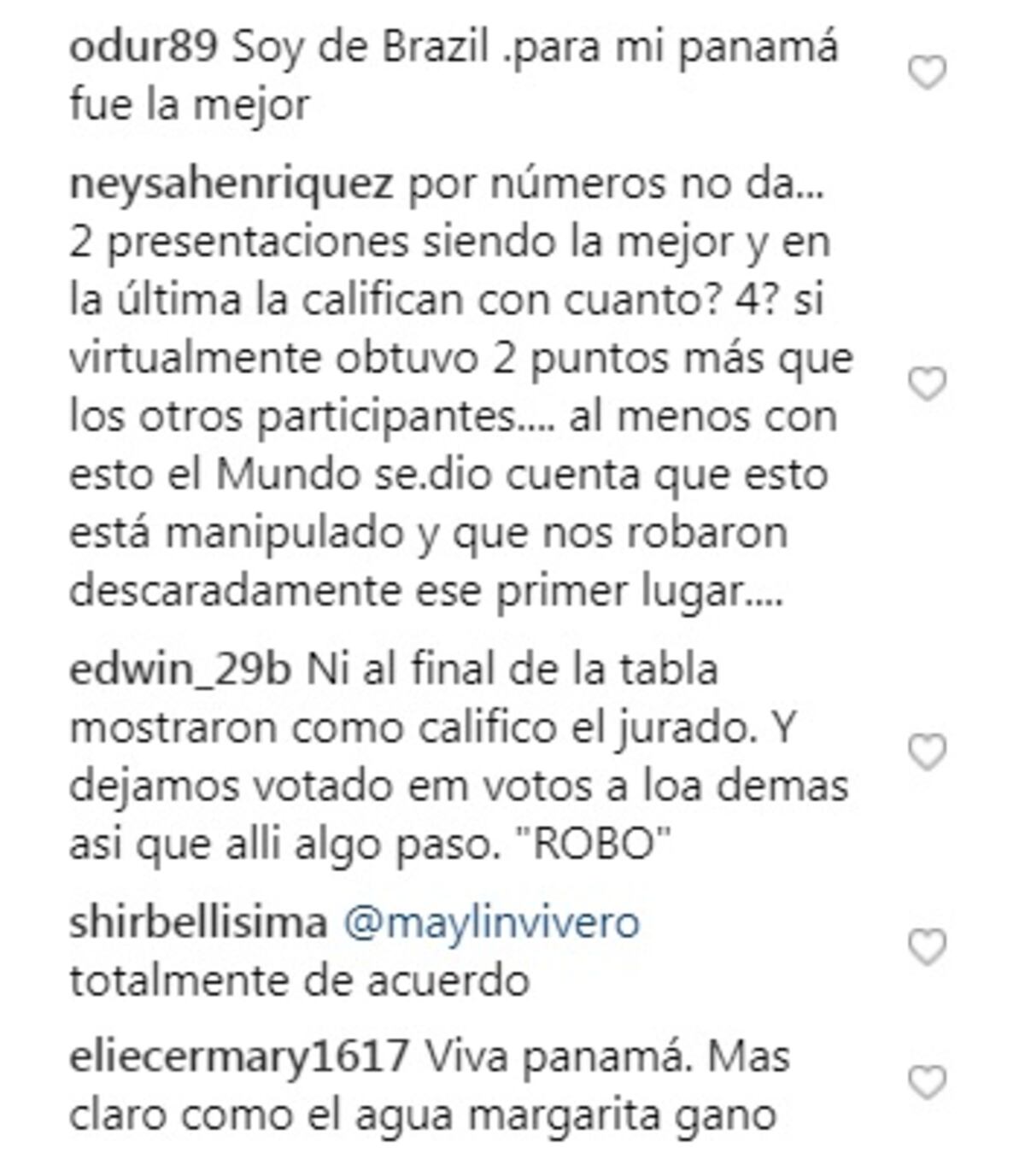 Indignación en redes.Margarita queda de tercera y nadie se explica por qué.Video