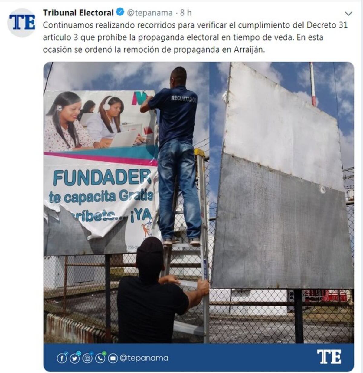 Martinelli graba audio desde prisión y desafía veda electoral