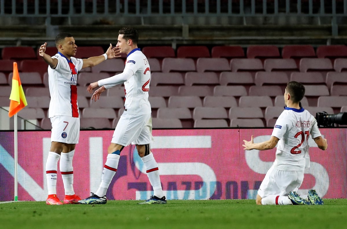 Zinedine Zidane se rinde ante Kylian  Mbappé y el baile que dio en el Camp Nou
