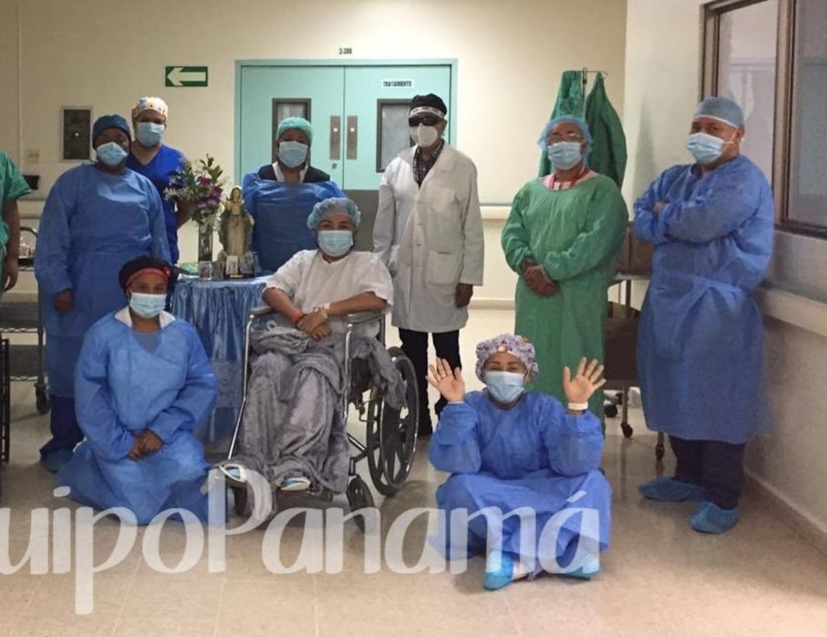 Equipo Panamá. Doctora Lourdes Moreno es dada de alta nuevamente. Había sufrido una recaída