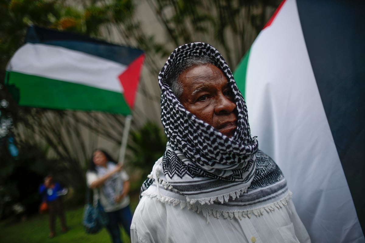Un grupo de panameños pide ‘justicia’ y ‘autodeterminación’ para Palestina
