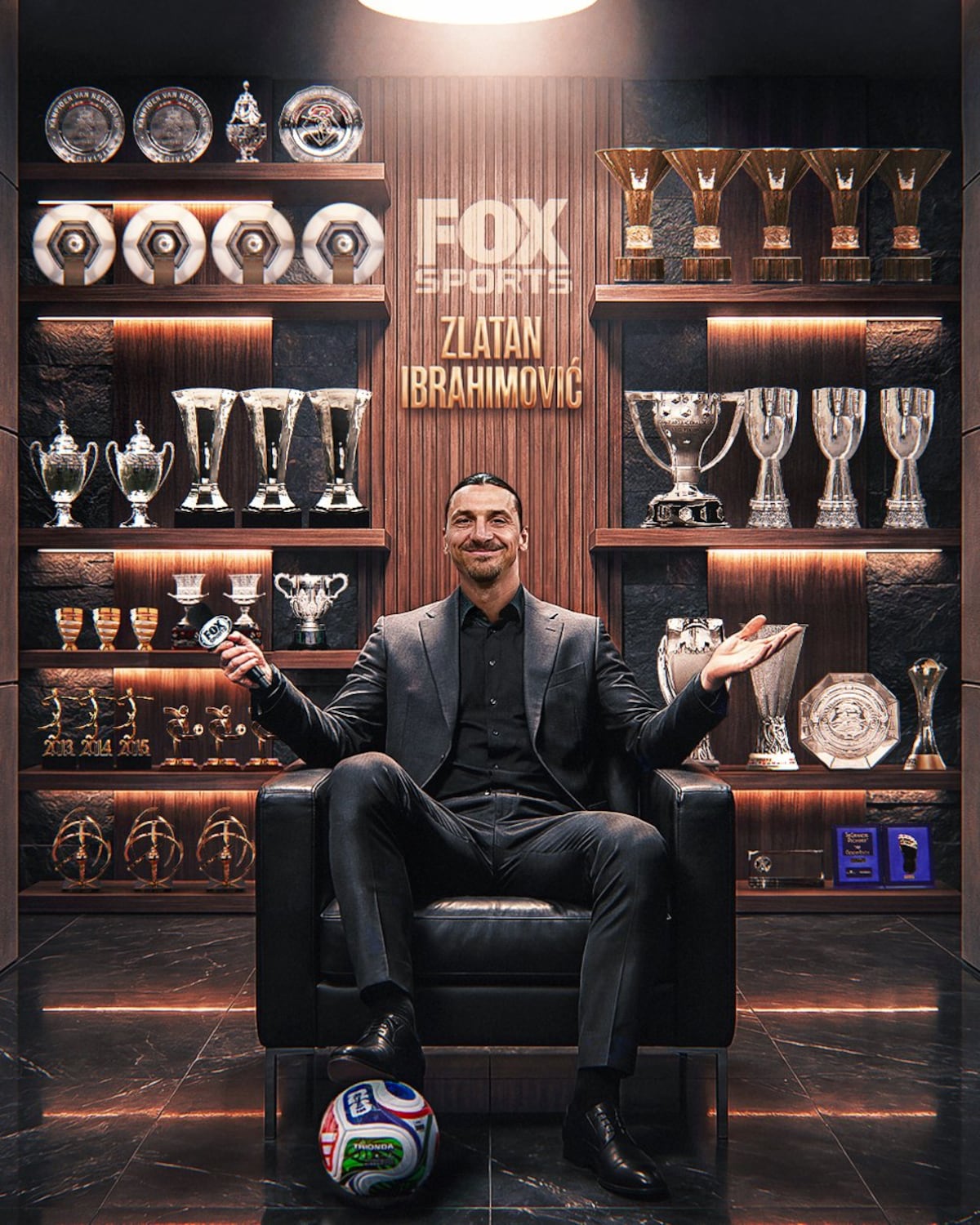 Ibrahimovic cambia la cancha por la televisión en el Mundial