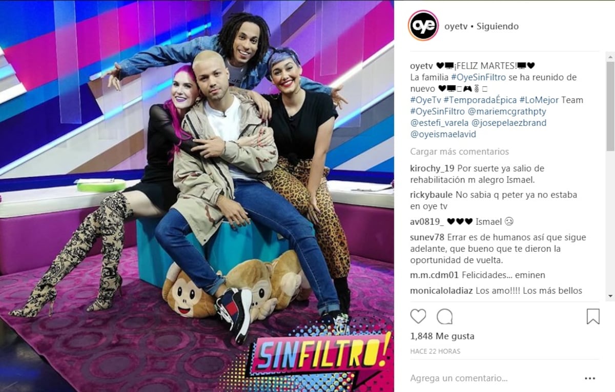 Presentador de OyeTV vuelve a la pantalla tras ser condenado por tener marihuana