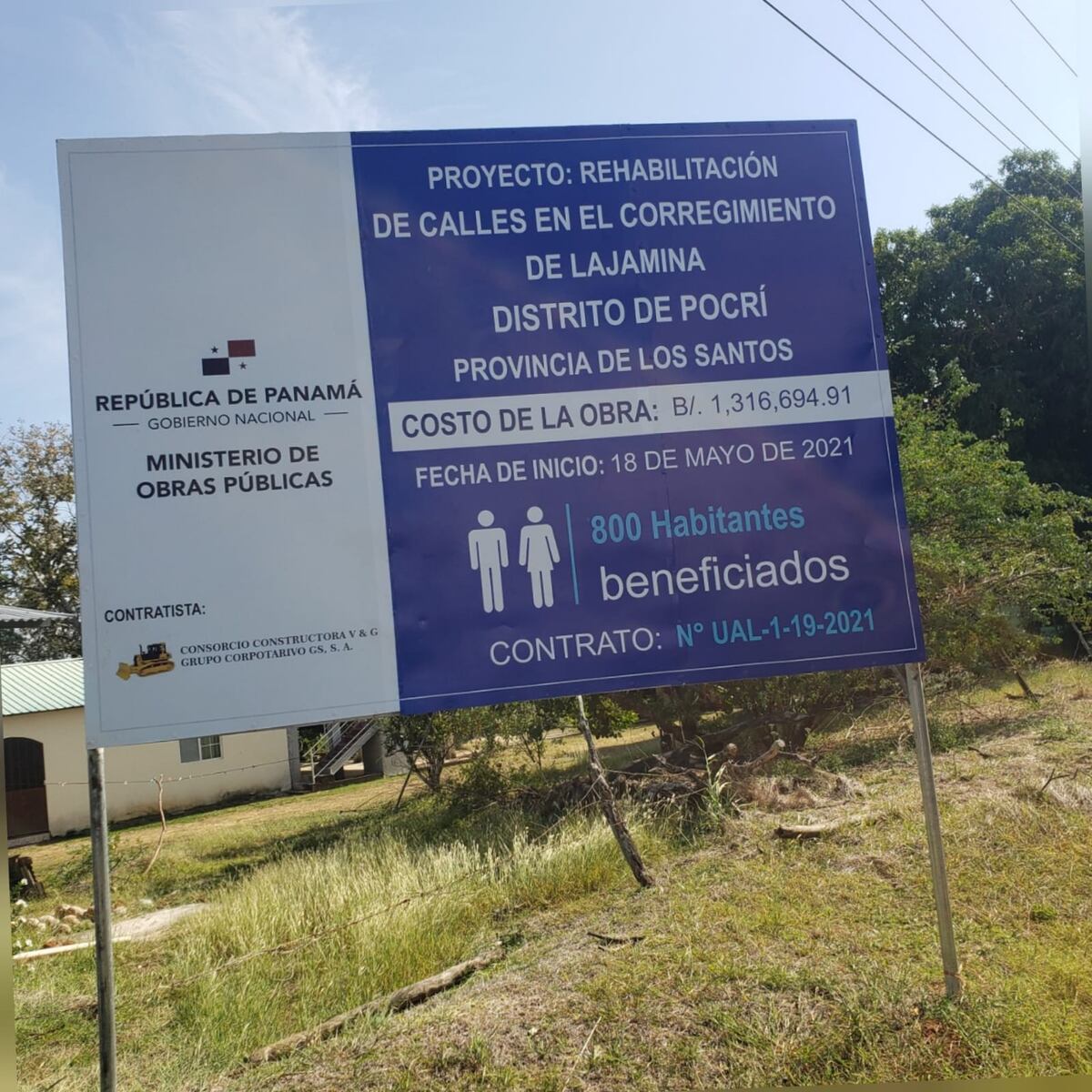 Lajamina,  el pueblo rural que  consiente el presidente  ‘Nito’ Cortizo