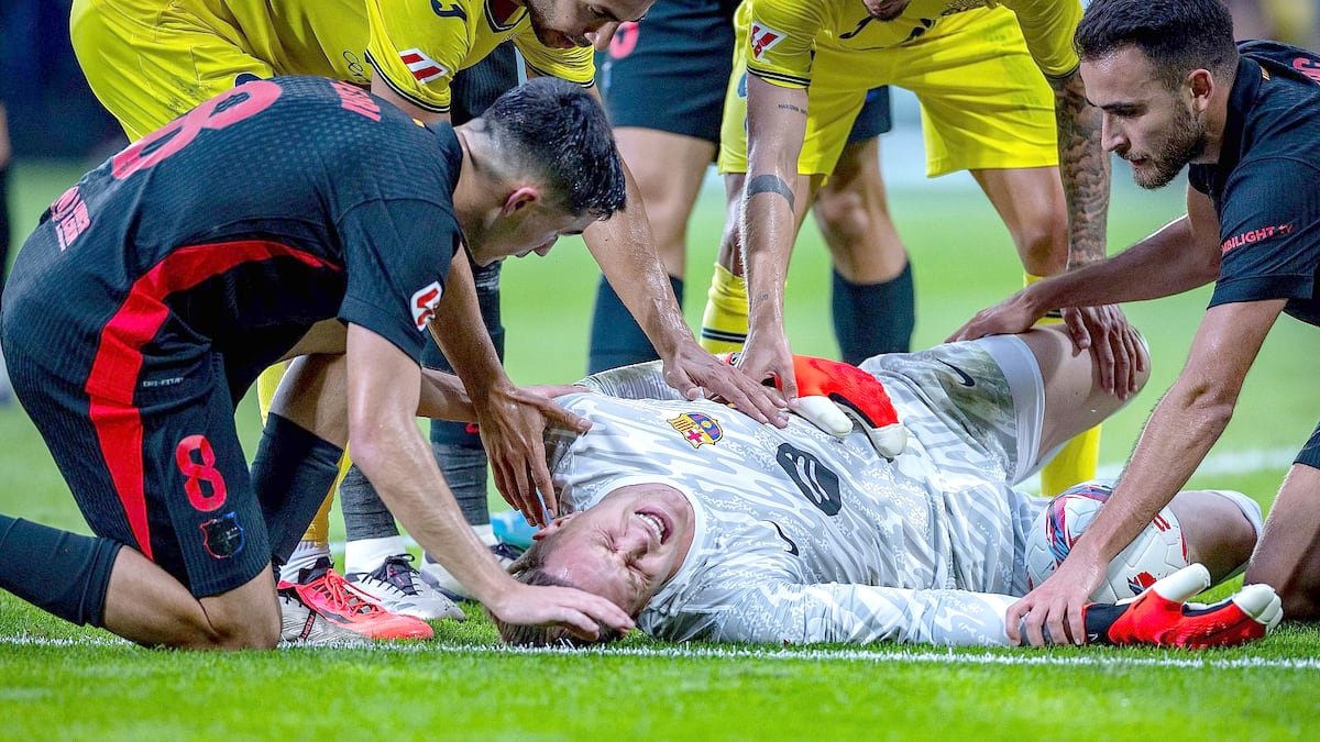 Marc-André ter Stegen se despide de la temporada tras dura lesión