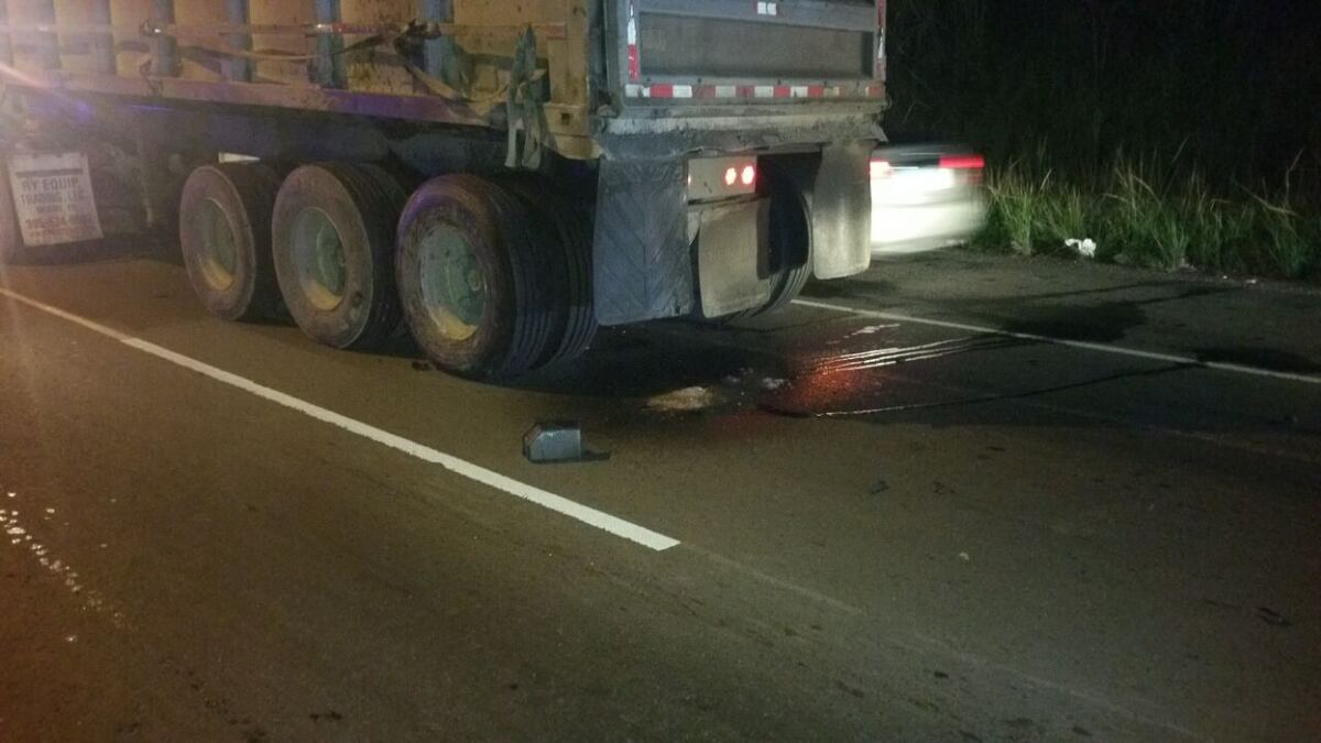 Tras accidente que dejó una víctima fatal se generó un descomunal tranque