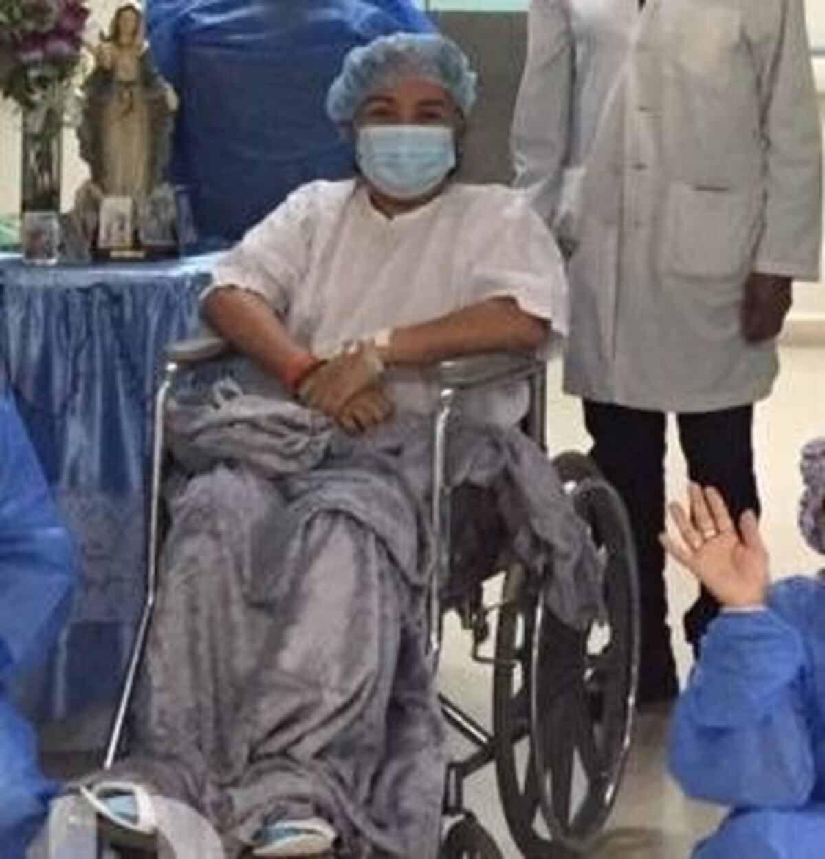 Equipo Panamá. Doctora Lourdes Moreno es dada de alta nuevamente. Había sufrido una recaída