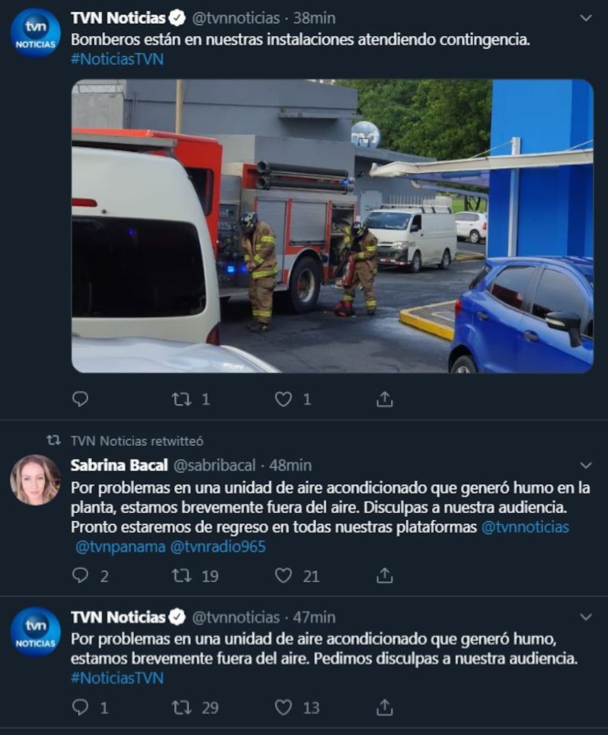 Programación de TVN es suspendida