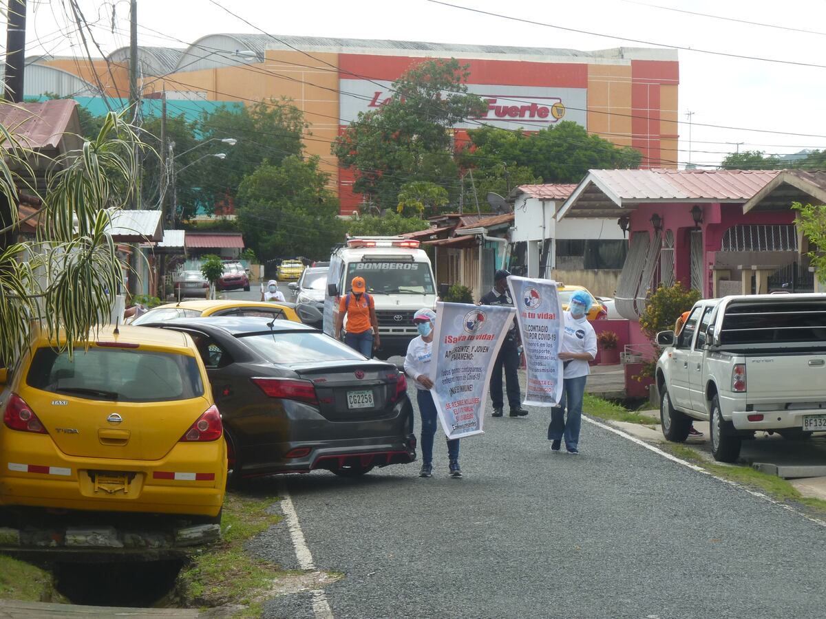 Enfermeras se toman Vista Alegre, El Tecal y Vacamonte en el distrito de Arraiján