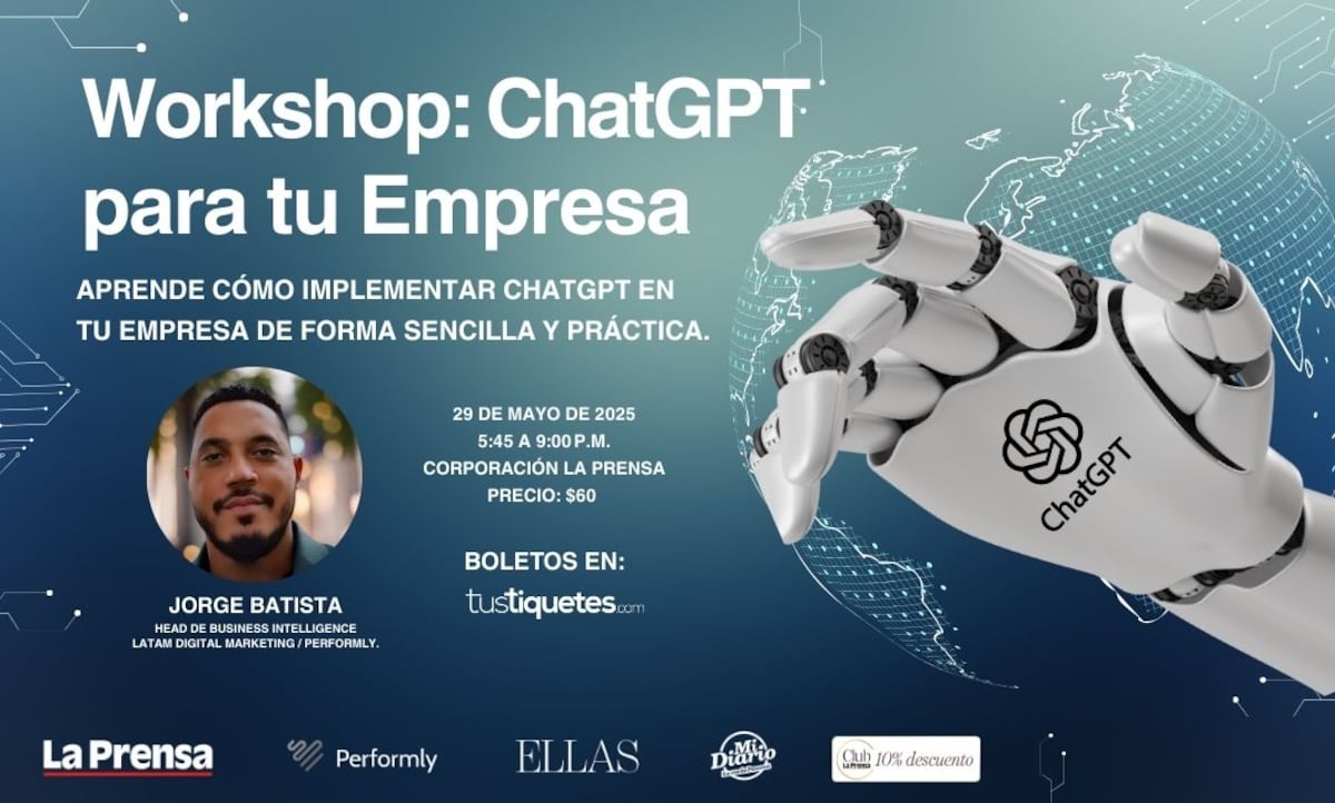 ‘Workshop ChatGPT para tu empresa’, un evento que no te puedes perder