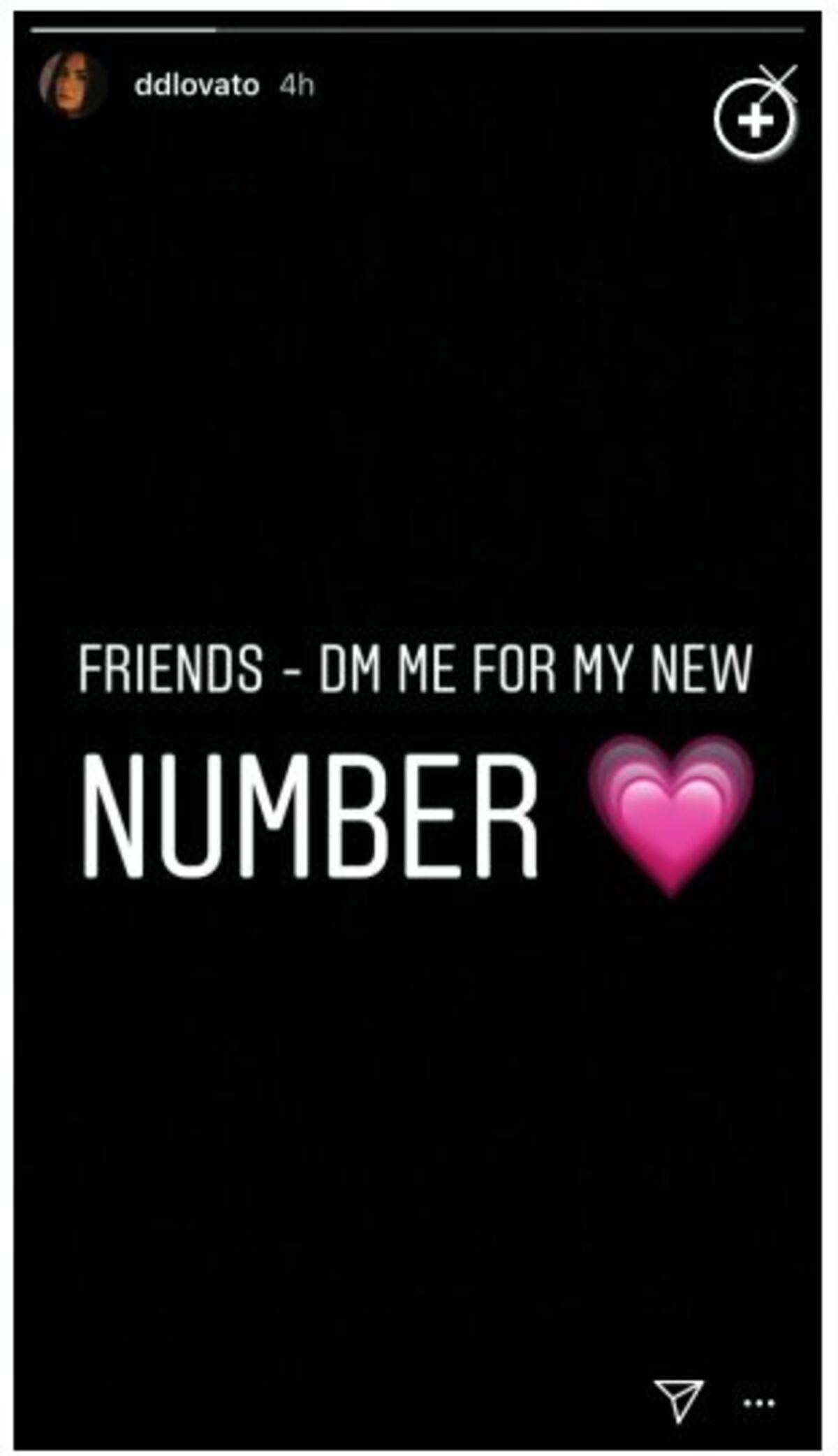 Demi Lovato cambió su número tras salir de rehabilitación