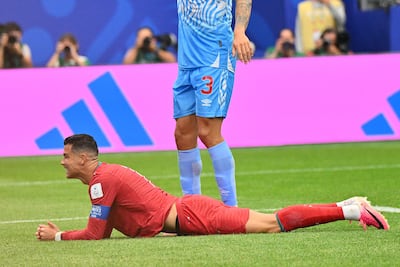 Cristiano Ronaldo rompe récord, pero el gol sigue ausente