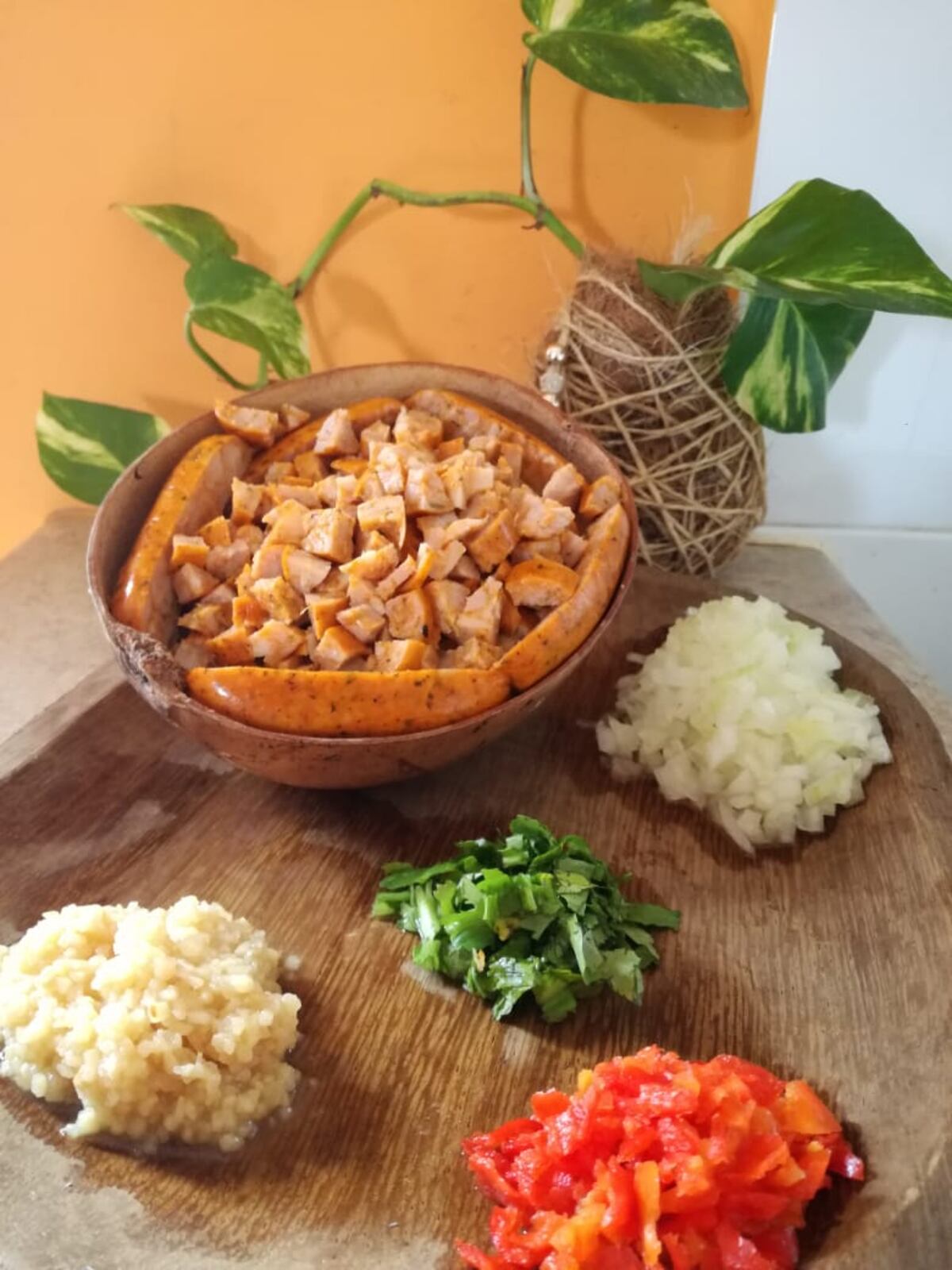 Delicioso. La receta de los patacones rellenos con el nuevo chorizo panameño de pollo Melo