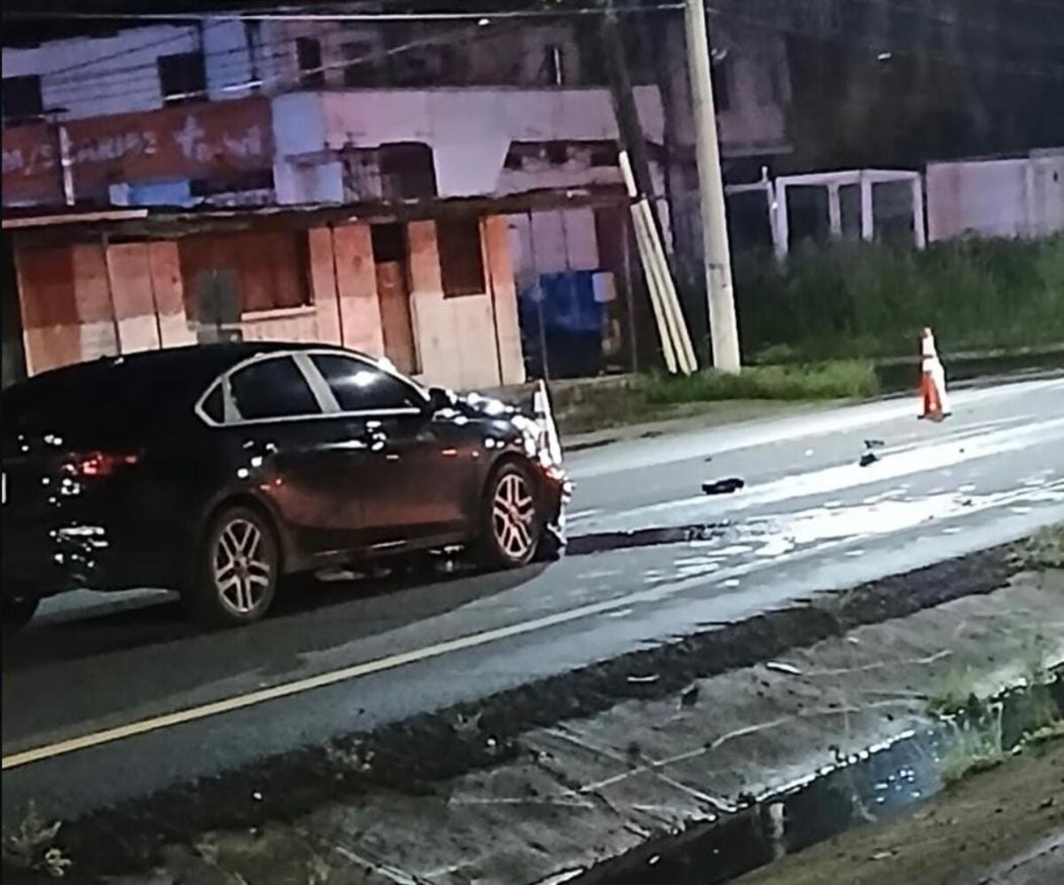 Impacto fatal: pasajera de taxi muere en fuerte accidente en Colón