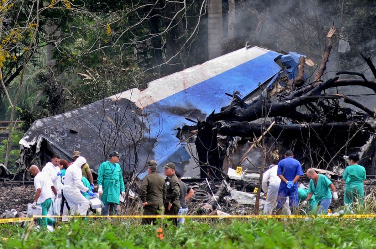 Revelan la mínima cantidad de sobrevivientes de accidente aéreo en Cuba