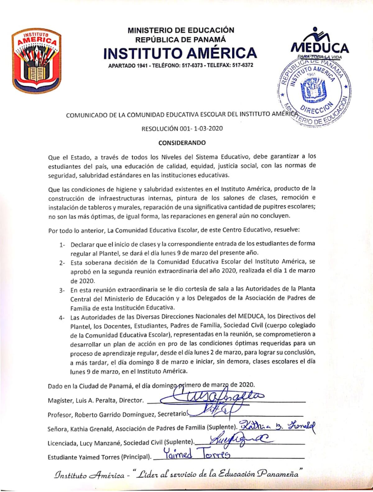 Posponen inicio de clases en un colegio de la capital. Te diremos cuál