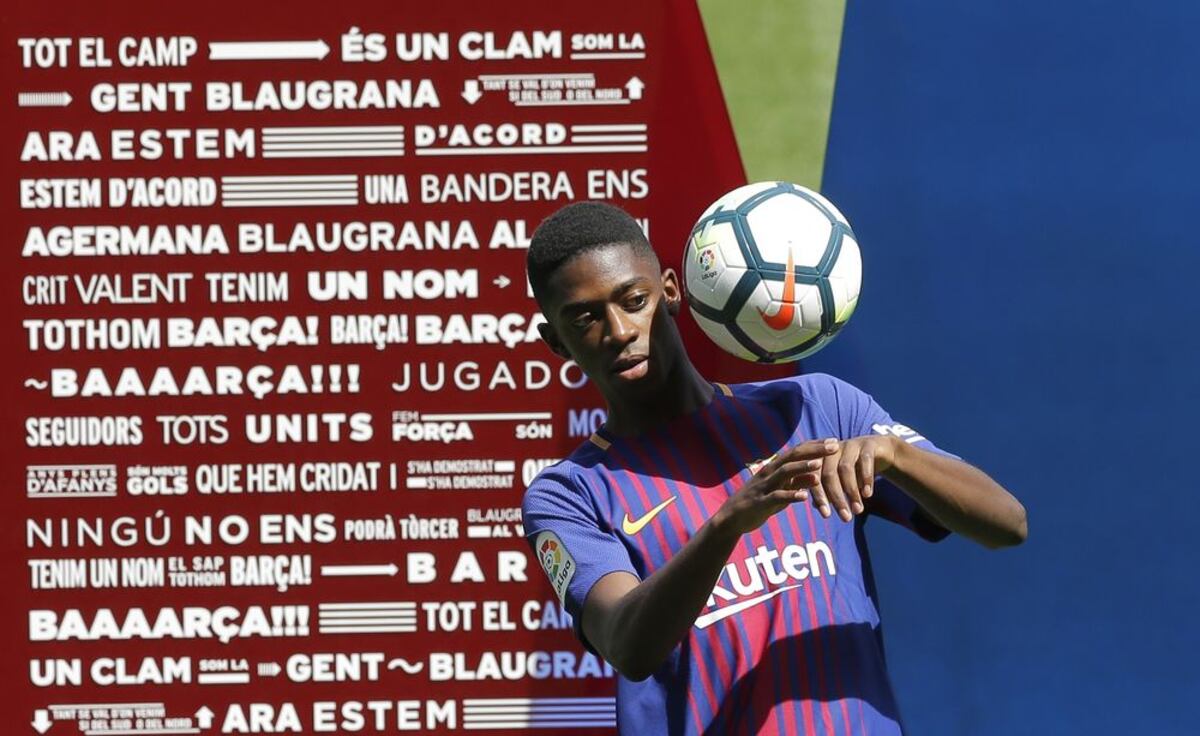 Dembélé está listo para jugar con el Barça