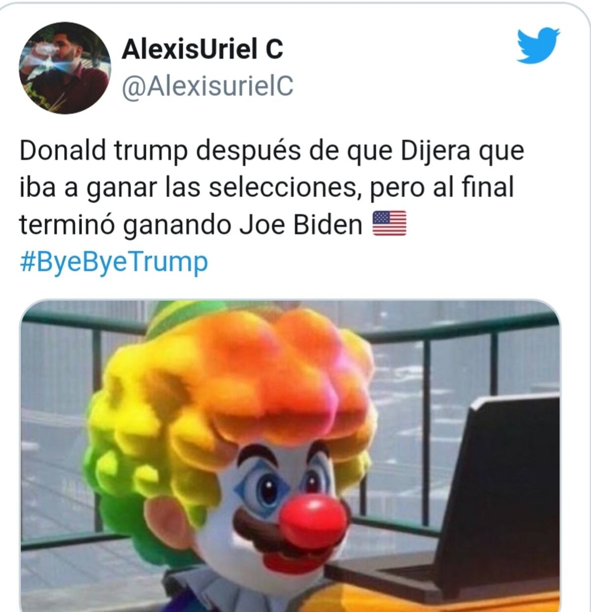 #ByeByeTrump. Las elecciones de E.E.U.U. dejaron memes buenísimos, chequea