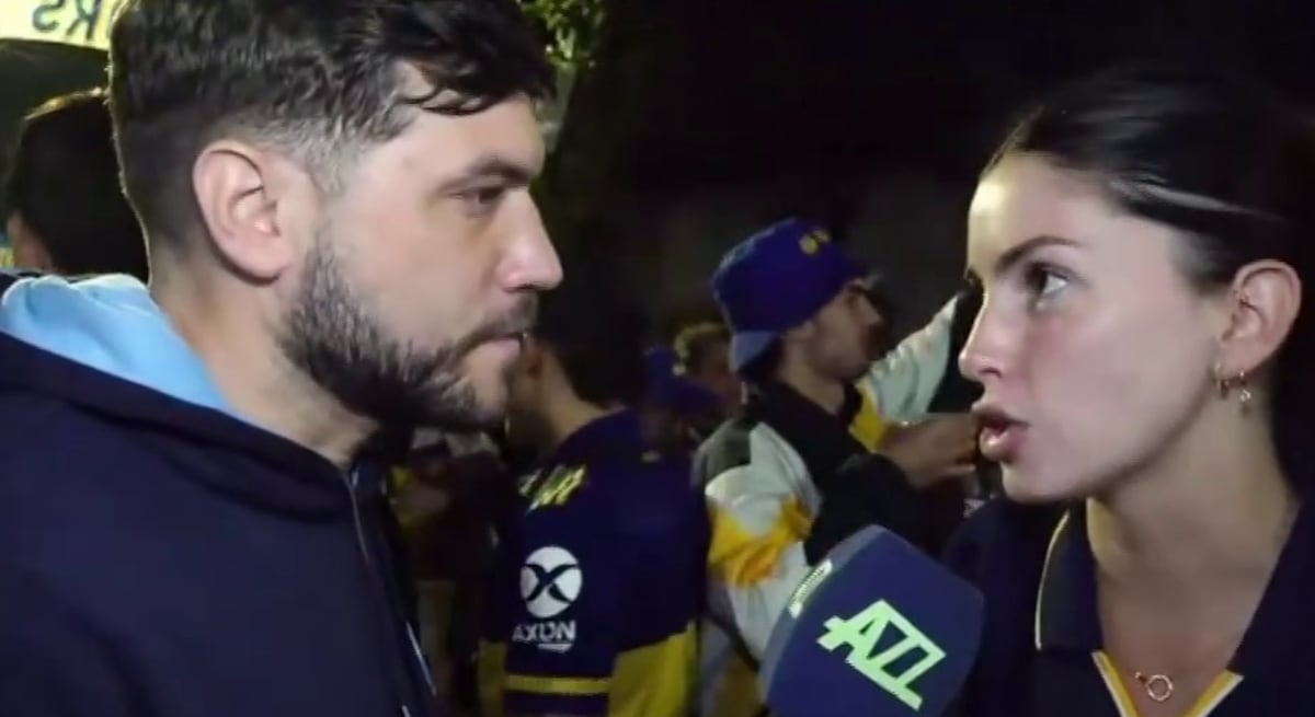 ¡Cerró el estadio! Periodista enamora a fan de Boca Juniors en plena cobertura