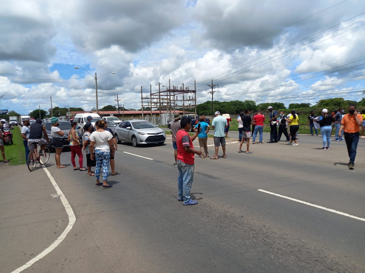 Protesta en Natá por falta de Agua