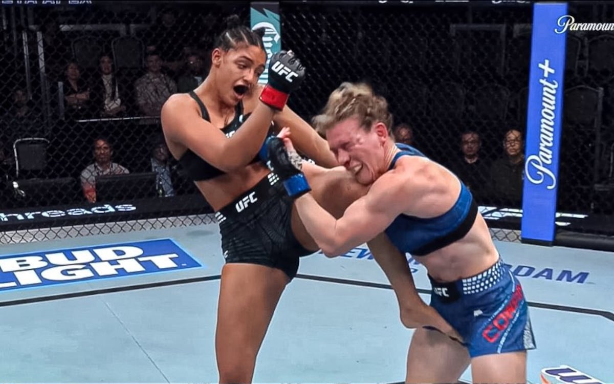 Alice Pereira sorprende en UFC con potente nocaut sobre Hailey Cowan