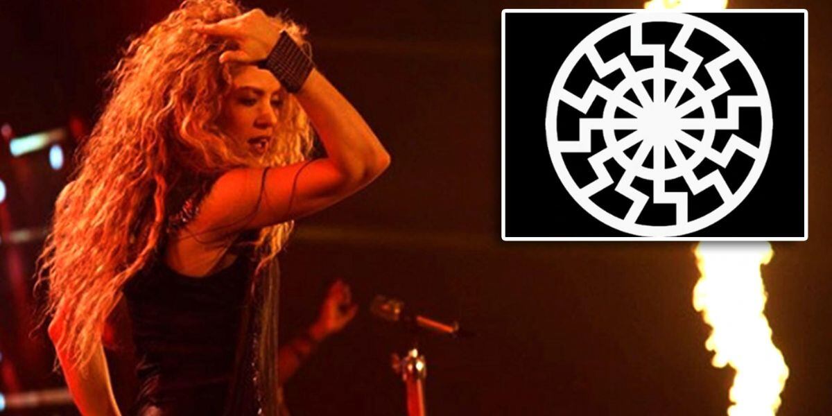 Shakira es criticada por usar símbolo nazi en la promoción de su tour Mundial