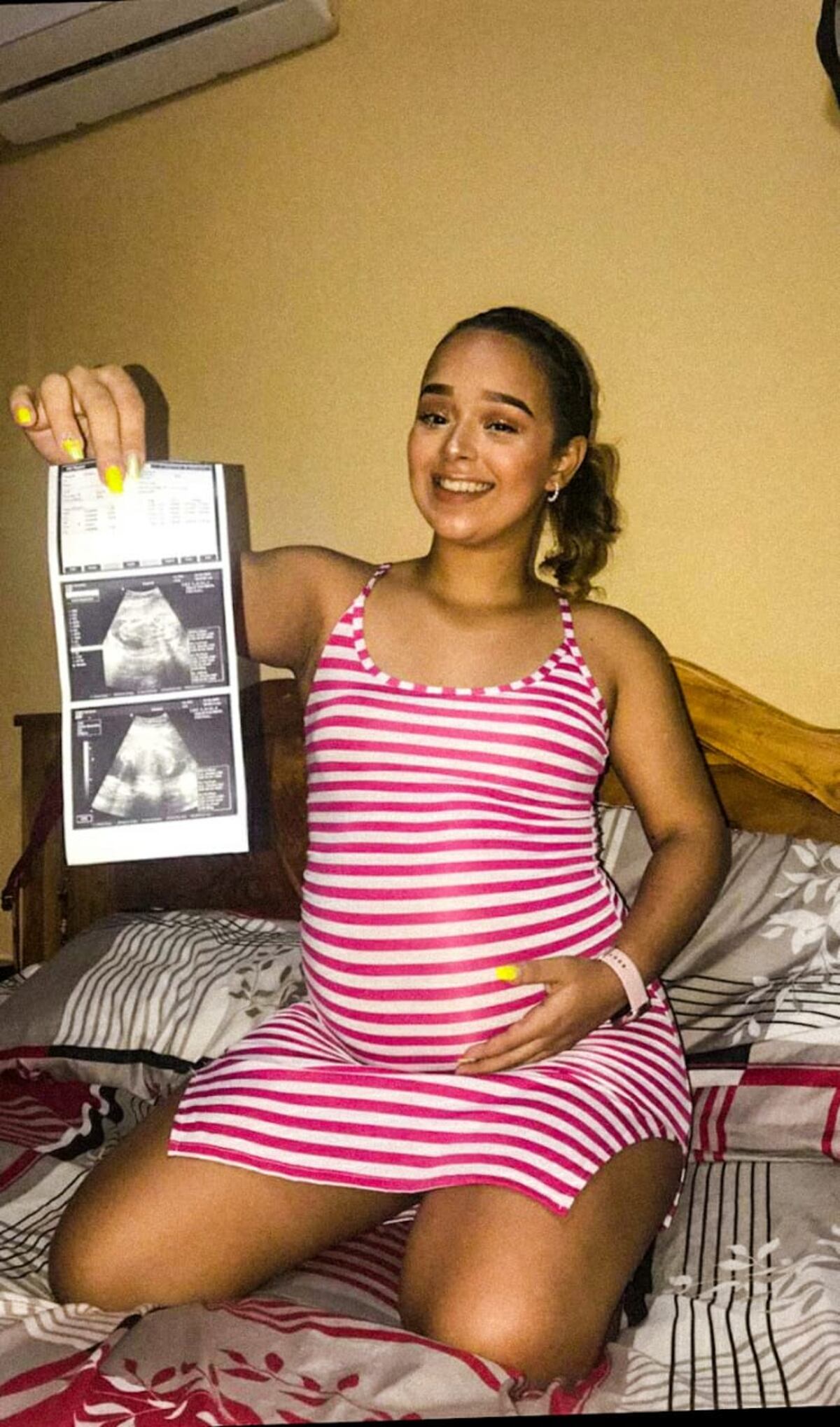 ¿Niña o niño? Josenid está contentísima con su próxima maternidad